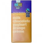 Biofair Milk Choc Orange Creme Filling 100g