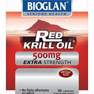 Bioglan Red Krill Oil Pure Extra Strength 500mg