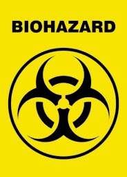Biohazard Logo Keyring
