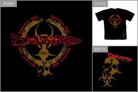 Biohazard (Skull) T-shirt brv_30772002_T