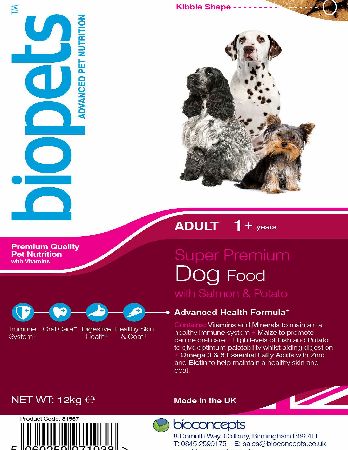 Biopets Super Premium Dog Food with Salmon and