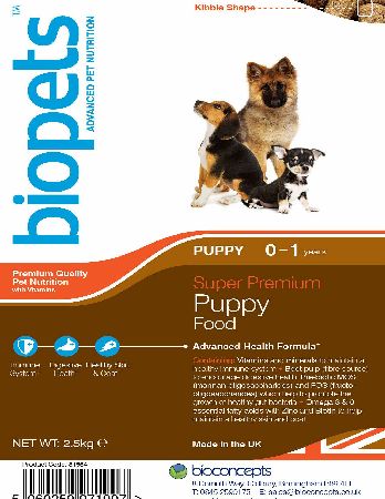 Biopets Super Premium Puppy Nutrition 2.5kg