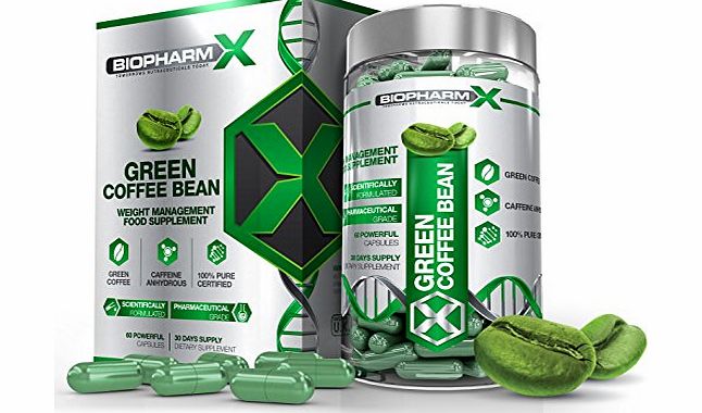 Biopharm-X Green Coffee Bean Extract Diet Pills : Strongest Legal Antioxidant Fat Burner amp; Weight Loss Supp