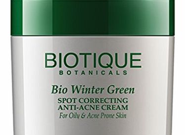 Bio Winter Green Spot Correcting Anti-Acne Cream For Oily and Acne Prone Skin