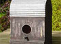 Birdhouse with arch roof