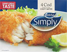 Simply Cod Fillets in Batter (4 per