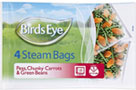 Steam Bags Carrots, Peas and Green