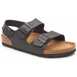 Birkenstock Male Milano Manmade Upper in Black, Brown
