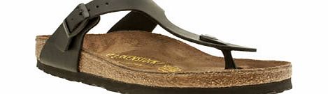 Birkenstock womens birkenstock black gizeh sandals