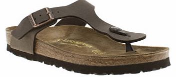 Birkenstock womens birkenstock brown gizeh sandals