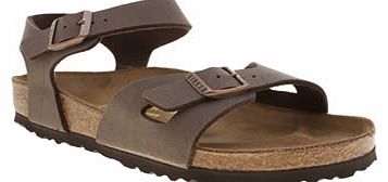 Birkenstock womens birkenstock brown rio sandals 1743146060
