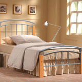 Birlea 120cm Tetrus Small Double Metal and Wood