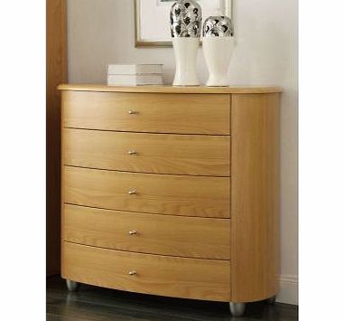 Birlea Aztec Beech Wide Chest of Drawers