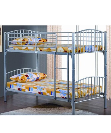 Corfu 3ft Bunk Bed In A Silver Finish