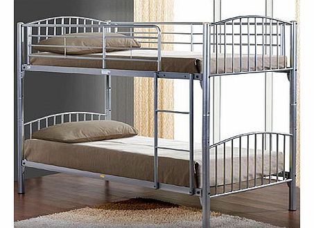 Corfu 3ft Silver Bunk Bed