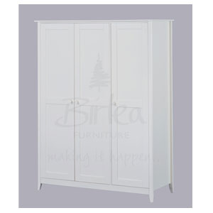 Birlea Cotswold White 3 Door Wardrobe