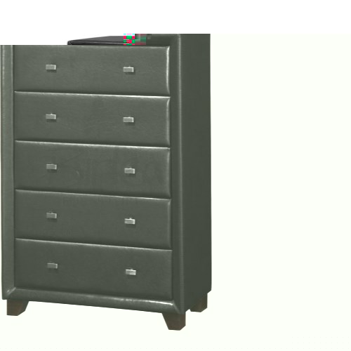 Birlea Furniture Brooklyn 5 Drawer Chest in Black