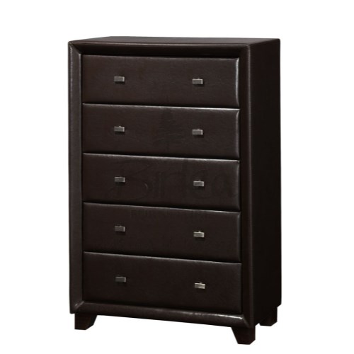 Birlea Furniture Brooklyn 5 Drawer Chest in Brown