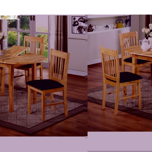 Birlea Furniture Chiltern Dining Set in Brown