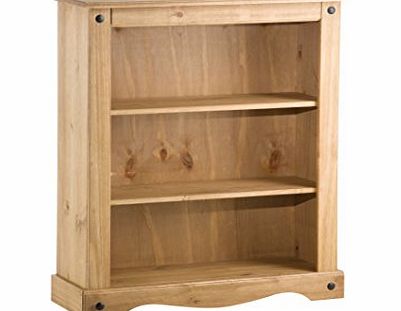 Birlea Furniture Corona Low Bookcase, Pine