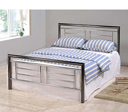 Birlea Furniture Ltd Clearance - Chad Metal Kingsize Bedstead