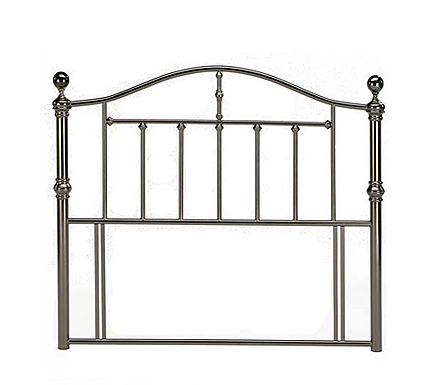 Birlea Furniture Ltd Salton Metal Headboard in Nickel