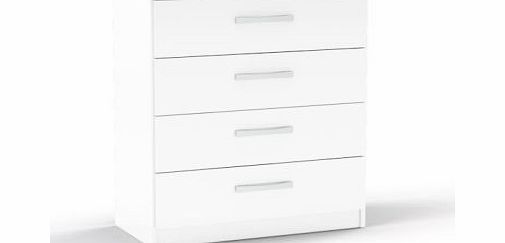 Birlea Lynx 4 Drawer Chest White