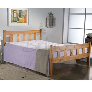 Miami 4FT Small Double Wooden Bedstead