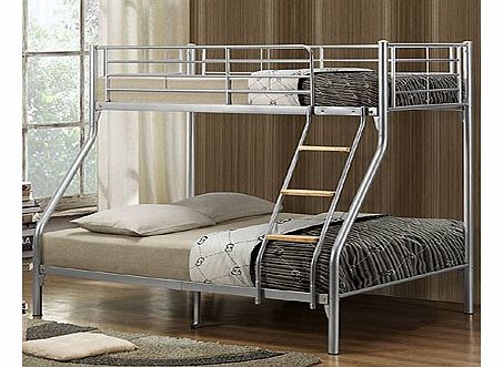 Nexus Triple Sleeper Silver Bunk Bed