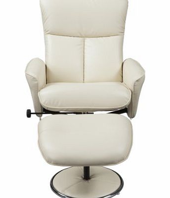 Birlea Orlando Swivel Chair, Cream