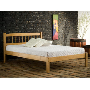 Santos 4FT Small Double Wooden Bedstead