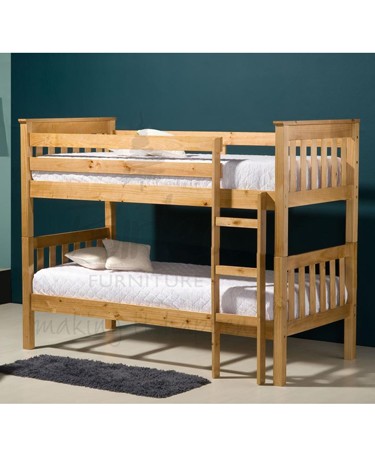 Seattle 3ft Pine Bunk Bed