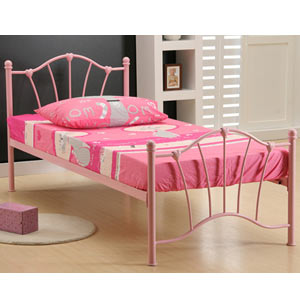 Sophia 3FT Single Bedstead - Pink