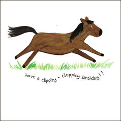 Birthday - Clippity Clop Card