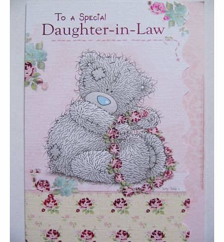 ME TO YOU TATTY TED GARLANDS OF FLOWERS DAUGHTER-IN-LAW BIRTHDAY GREETING CARD