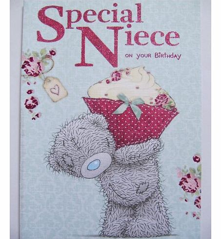 Birthday Cards Family ME TO YOU TATTY TED GLITTERED CUP CAKE SPECIAL NIECE BIRTHDAY GREETING CARD