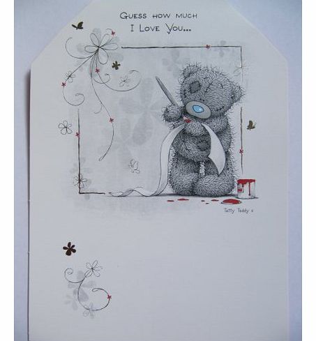 ME TO YOU TATTY TED GUESS HOW MUCH I LOVE YOU POP UP BIRTHDAY GREETING CARD
