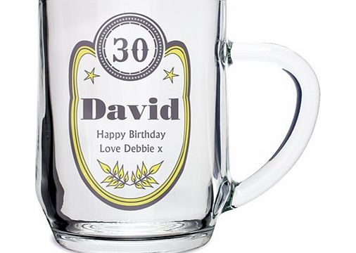 Birthday Pint Glass Tankard