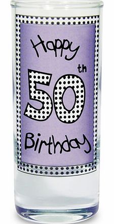 Birthday Vodka Glass