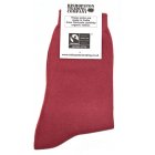 Bishopston Fairtrade Organic Cotton Ladies Socks - Claret