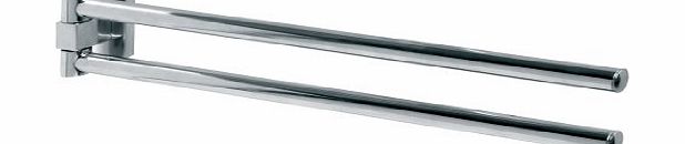 Bisk Arktic 01462 Swing Arm Towel Rail, 48 x 5 x 6.5 cm