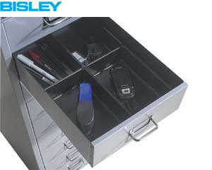 Bisley 4 section tray insert