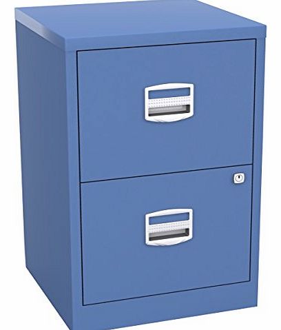 A4 672x413x400mm Metal Filing Cabinet - Blue