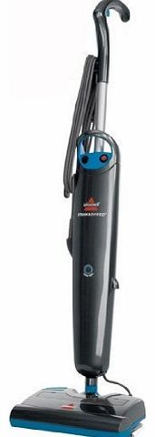BISSELL  Steam and Sweep Steam Mop - Titanium and Blue