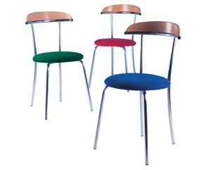 Bistro upholstered chair