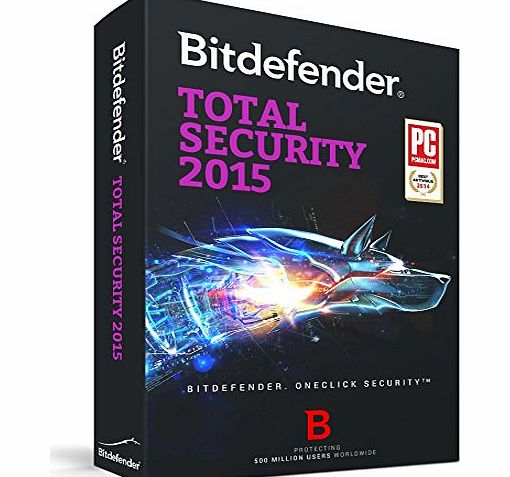Bit Defender Bitdefender Total Security 2015 - 1 year - 3 users (PC)