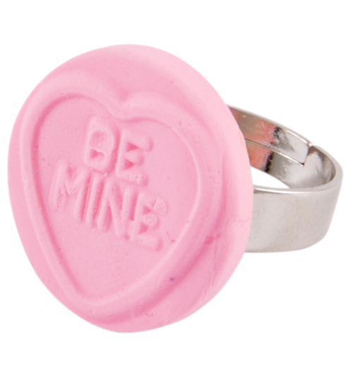 Be Mine Love Heart Ring from Bits and Bows
