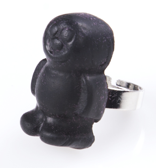 Black Jelly Baby Ring from Bits and Bows