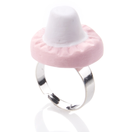 Foam Mushroom Sweetie Ring from Bits and Bows