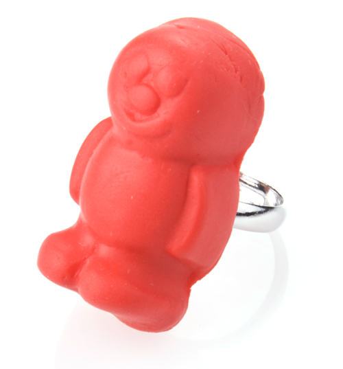 Red Jelly Baby Ring from Bits and Bows